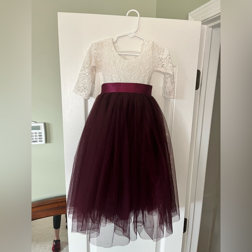Custom Flower Girl Dress- size 2